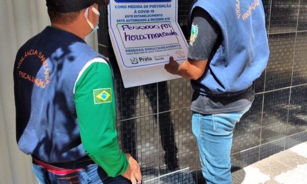 AÇÕES DA VIGILÂNCIA SANITÁRIA MUNICIPAL DE PRATA NO COMBATE AO CORONAVÍRUS