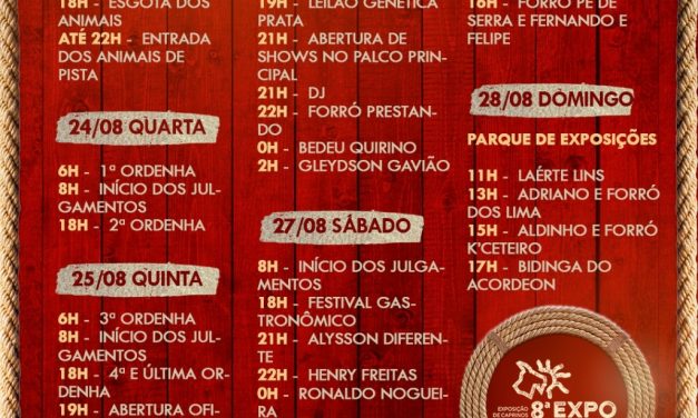 QUARTA: Prata inicia 8a edição da Expoprata com torneio leiteiro, leilão e festivais culturais