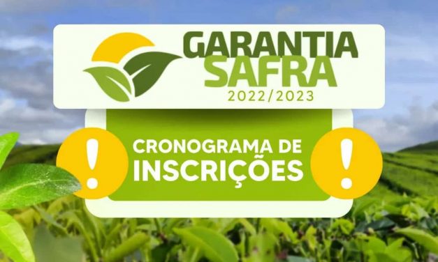 EM PRATA: VEJA ONDE VOCÊ PODE FAZER A INSCRIÇÃO DO GARANTIA SAFRA. DATA, HORÁRIO, LOCAL E DOCUMENTOS.