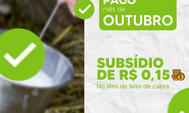 10 anos de história e compromisso: Prefeitura de Prata paga subsídio aos produtores de cabra.
