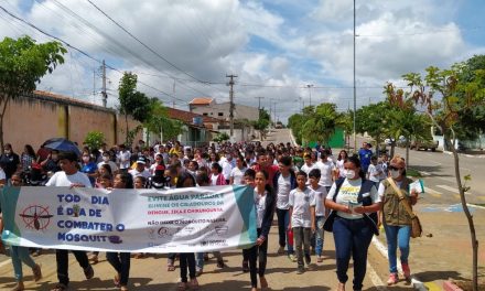 SECRETARIA MUNICIPAL DE SAÚDE DE PRATA REALIZA CAMINHADA DO DIA D DE COMBATE A DENGUE.