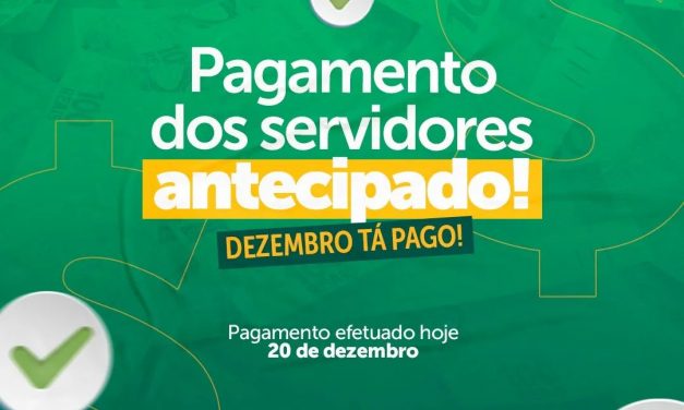 Prefeitura de Prata antecipa salários dos servidores neste mês de dezembro