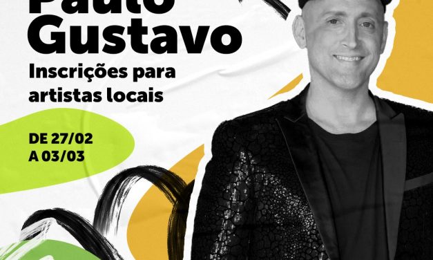 Lei Paulo Gustavo, inscrições para artistas locais em Prata.