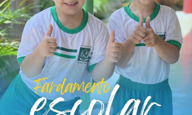 Prefeitura Municipal da Prata faz entrega de Fardamento escolar para os alunos da Rede Municipal de Ensino.