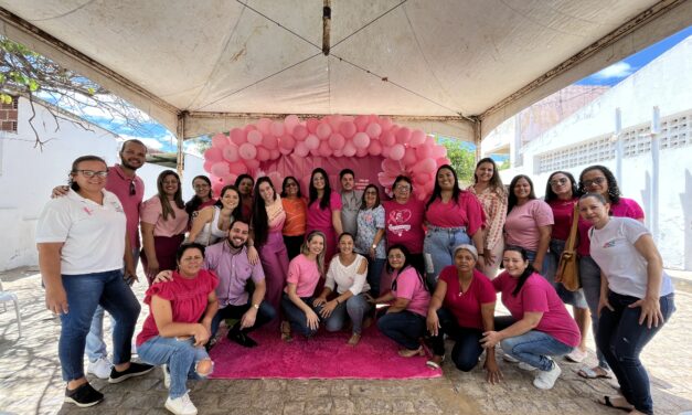 SECRETARIA DE SAÚDE DO MUNICÍPIO DA PRATA REALIZA O DIA “D” DO OUTUBRO ROSA.