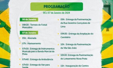 Programação do aniversário da cidade , 65 anos de lindas histórias