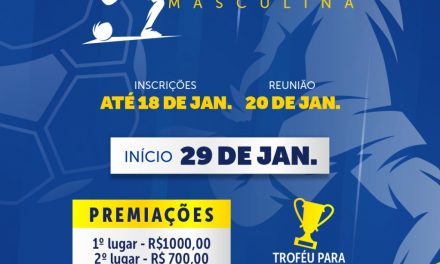 Prefeitura de Prata lança a 1° Copa de Futsal masculina no município.