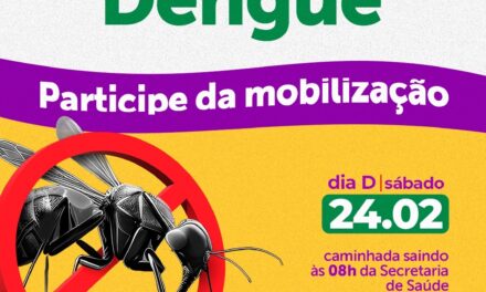 Prefeitura da Prata promove Dia D de combate à dengue neste sábado, dia 24