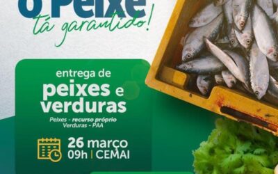 Prefeitura da Prata Distribuirá Peixes e Verduras na Semana Santa