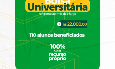 Prefeitura da Prata paga Bolsa Universitária referente ao mês de Março: R$22.000,00 beneficiam 110 alunos com recursos próprios
