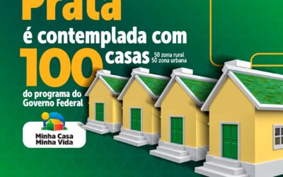 Prefeito Genivaldo Tembório anuncia construção de 100 casas populares em Prata.