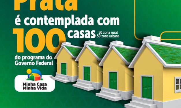 Prefeito Genivaldo Tembório anuncia construção de 100 casas populares em Prata.