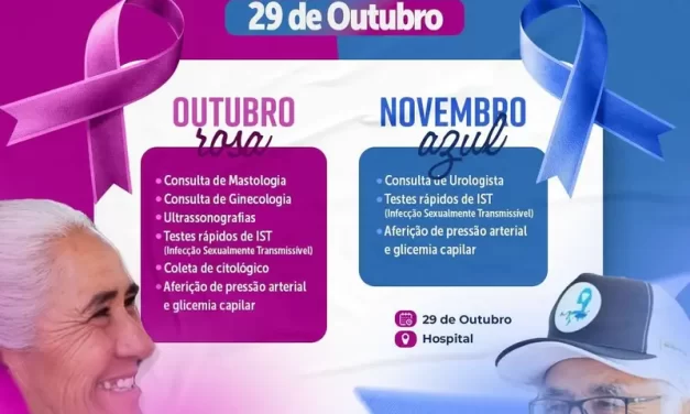 Dia D Outubro Rosa e Novembro Azul: Prefeitura da Prata Promove Ação .