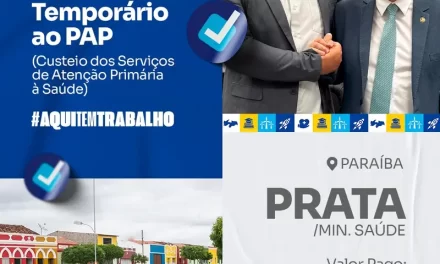 Prefeito da Prata Genivaldo Tembório,anuncia emenda de R$ 150.614,00 para fortalecimento da saúde no município