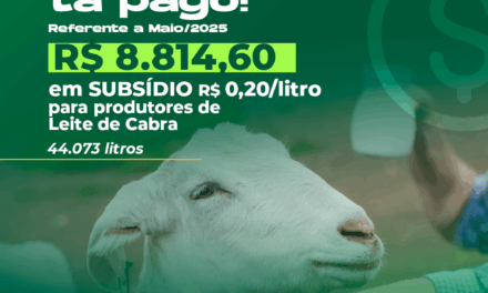 Prefeitura da Prata realiza pagamento de subsídio a produtores de leite de cabra e fortalece economia local