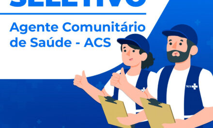 Processo Seletivo Agente Comunitário de Saúde ACS Edital Nº 001-2025