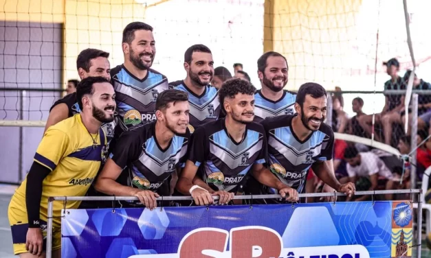 PRATA É CAMPEÃ INVICTA NA COPA SERRA BRANCA DE VÔLEIBOL
