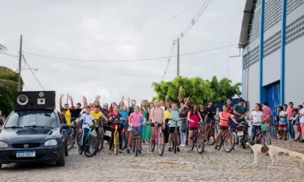 Escola Maria de Lourdes promove 8ª edição do Pedal Solidário com momentos de integração e reflexão na Prata